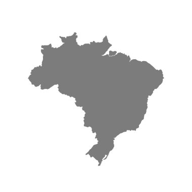 Brezilya Infographic vektör çizim