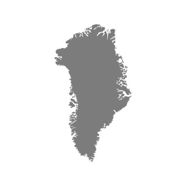 Grönland Infographic vektör çizim