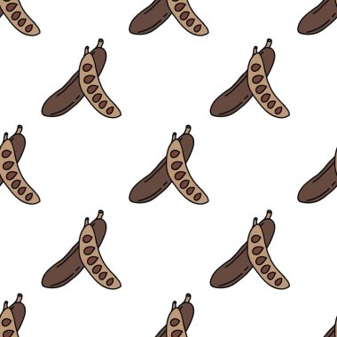 Keçiboynuzu sorunsuz doodle desen