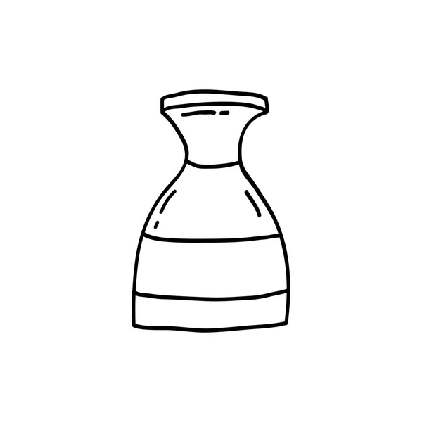 Icône Doodle Sauce Soja — Image vectorielle