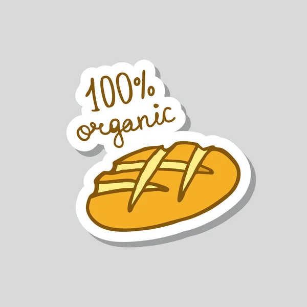 Bread Sticker Doodle Icon — Stock Vector