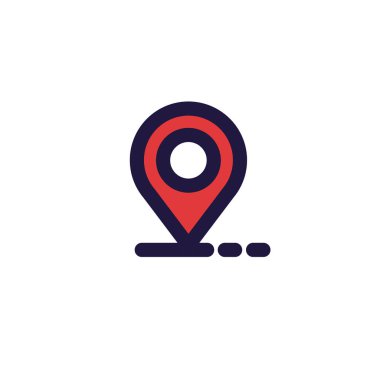 Harita işaretleyici vektör simgesi