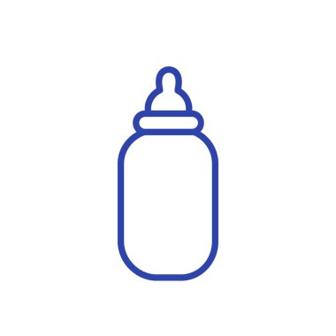 bebek şişe vektör simgesi