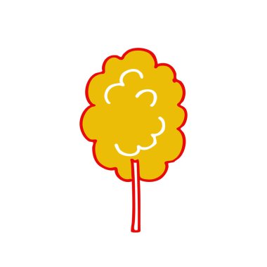 pamuk şeker doodle simgesi