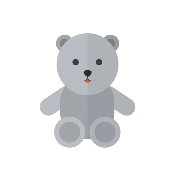 Teddybär Vektorsymbol — Stockvektor