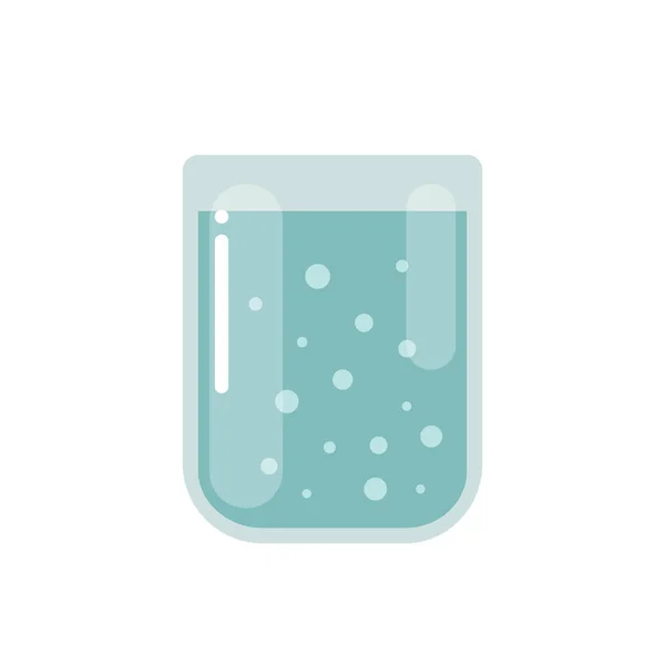 Glas Wasser Als Symbol — Stockvektor