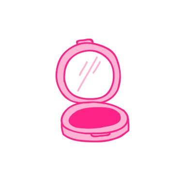 allık doodle renkli simge