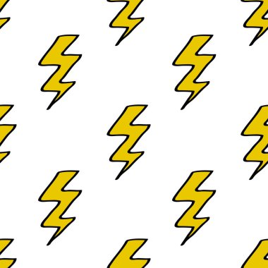 aydınlatma sorunsuz doodle desen