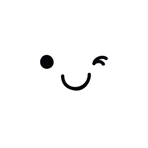 Ícone Doodle Emoji Engraçado — Vetor de Stock