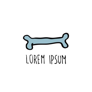 kemik doodle logo simge