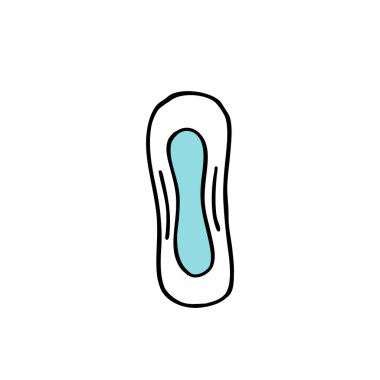 Sıhhi Peçete doodle simgesi