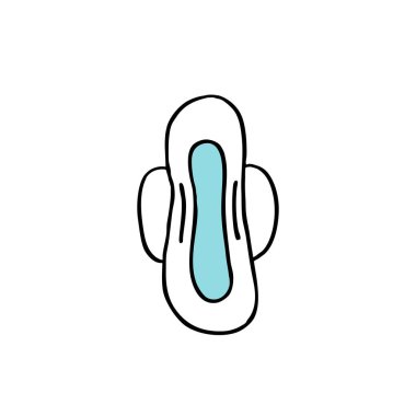 Sıhhi Peçete doodle simgesi