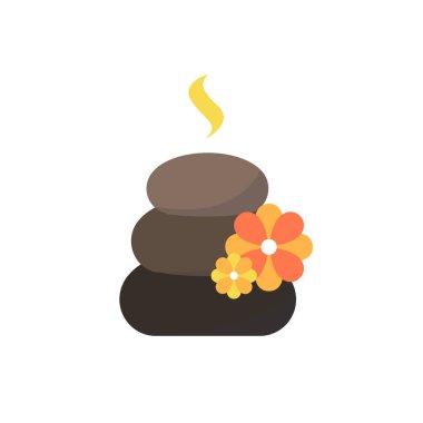taşlar için spa vektör simgesi
