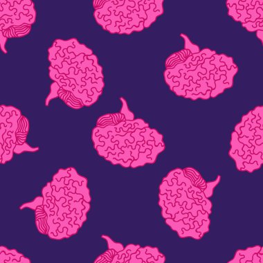 beyin sorunsuz doodle desen