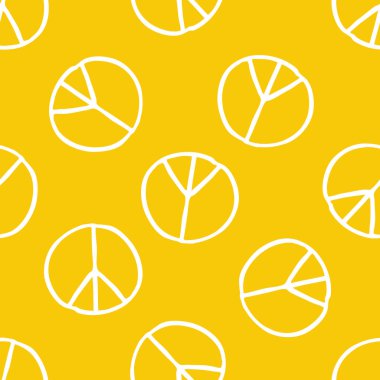 Pasifik işareti Dikişsiz desen doodle