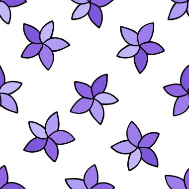 Plumeria çiçek Dikişsiz desen doodle