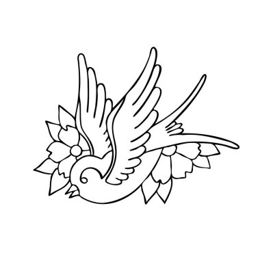 geleneksel dövme flaş yutmak