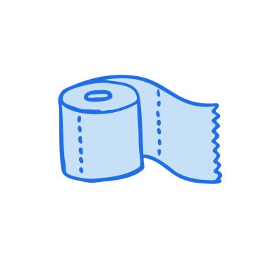 tuvalet kağıdı doodle simgesi