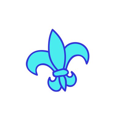 fleur-de-lis doodle icon