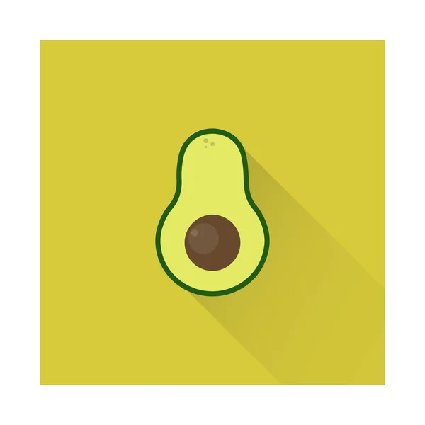 stock vector avocado vetor icon