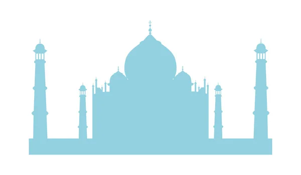 Taj mahal vector icoon — Stockvector