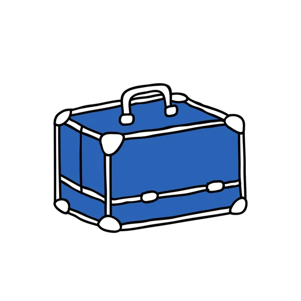 Kosmetické pouzdro doodle ikona — Stockový vektor