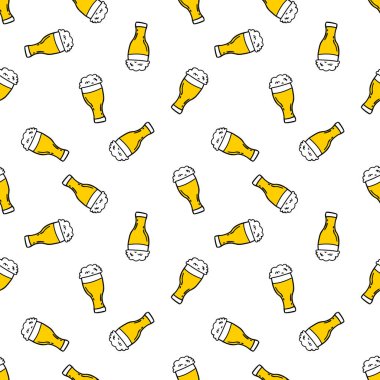 bira sorunsuz doodle desen