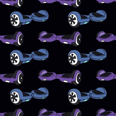 gyroscooter sorunsuz doodle desen