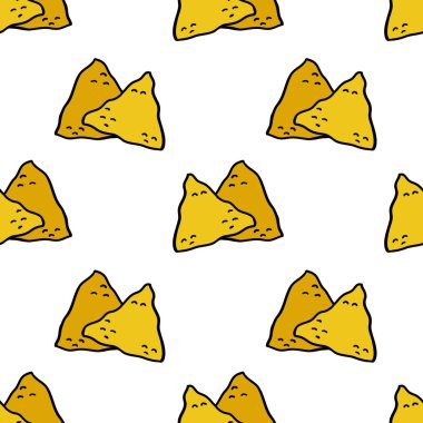 Nacho Dikişsiz desen doodle