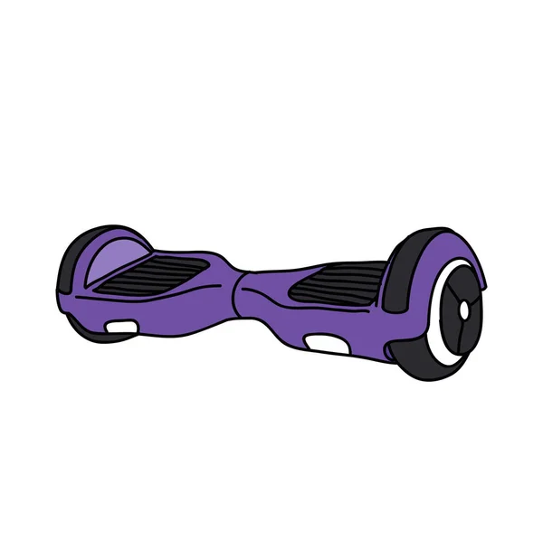 Icône doodle gyroscooter — Image vectorielle