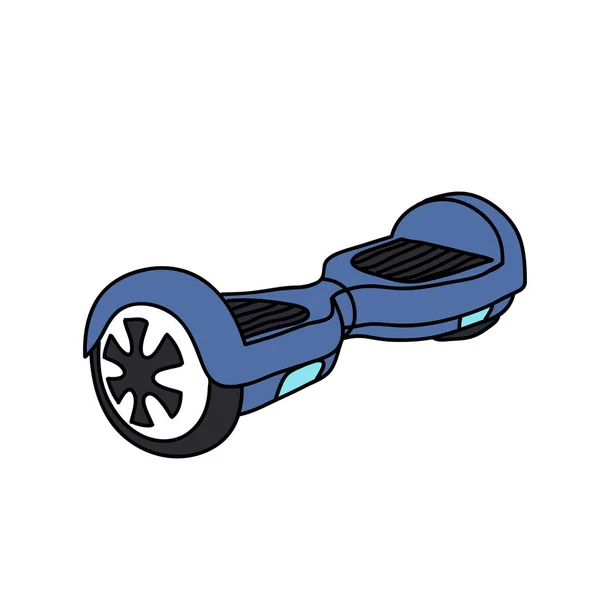 Icône doodle gyroscooter — Image vectorielle