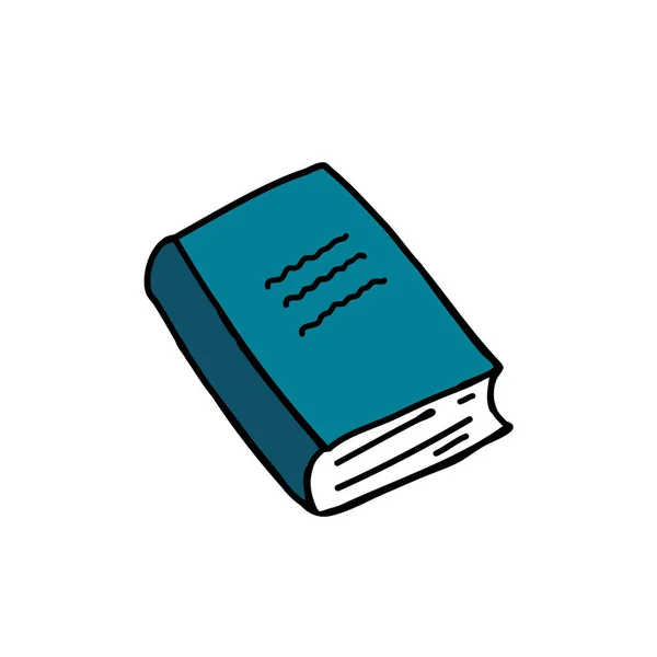 Libro garabato icono — Vector de stock