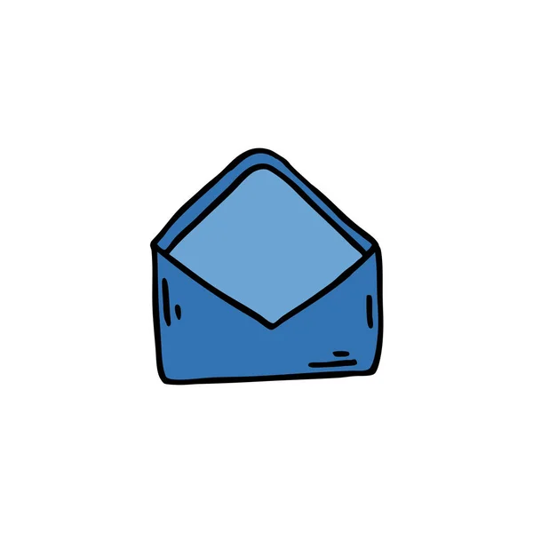 Mail icône doodle — Image vectorielle