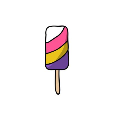 Dondurma doodle simgesi