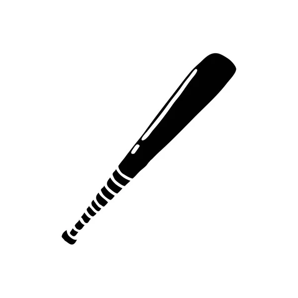 Baseball bat doodle icon — Stock Vector
