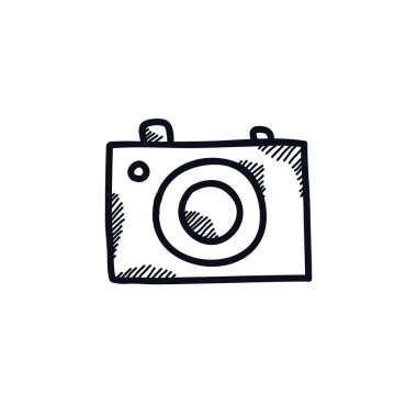 Kamera Doodle Simgesi