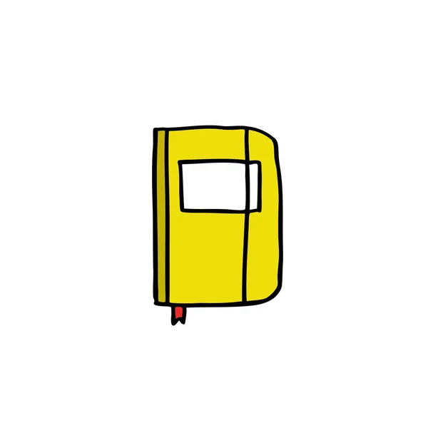 Icône doodle ordinateur portable — Image vectorielle
