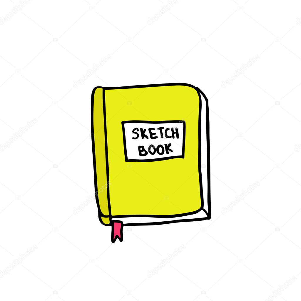 sketchbook doodle icon