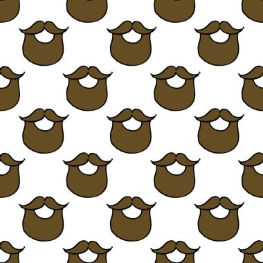 Sakal sorunsuz doodle desen