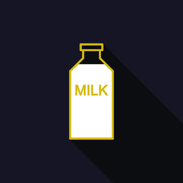 Bouttle of milk icon — Stock Vector