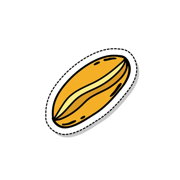 Icono de garabato de pan — Vector de stock
