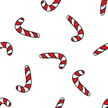 Noel candy sorunsuz doodle desen