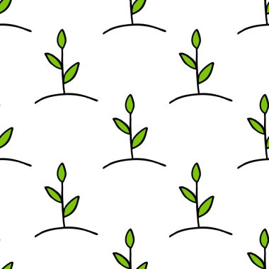 bitki sorunsuz doodle desen