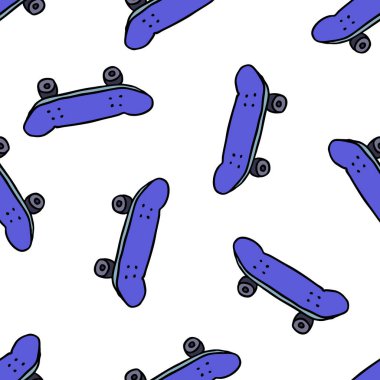 kaykay sorunsuz doodle desen