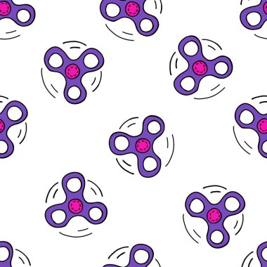 el spinner sorunsuz doodle desen