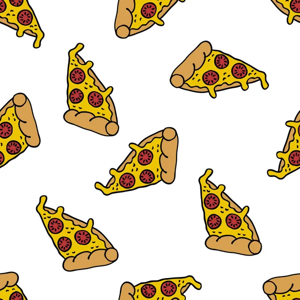 Pizza pürüzsüz karalama deseni