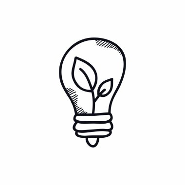 ampul doodle simgesi