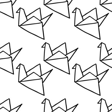 origami sorunsuz doodle desen