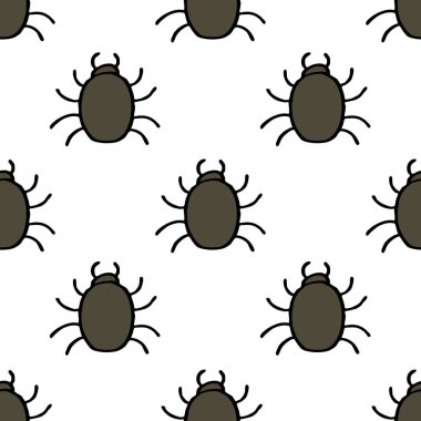 mite sorunsuz doodle desen