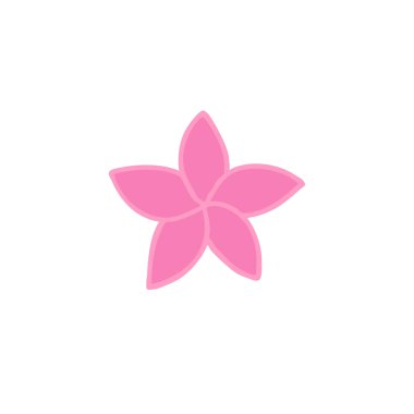 Plumeria doodle simgesi